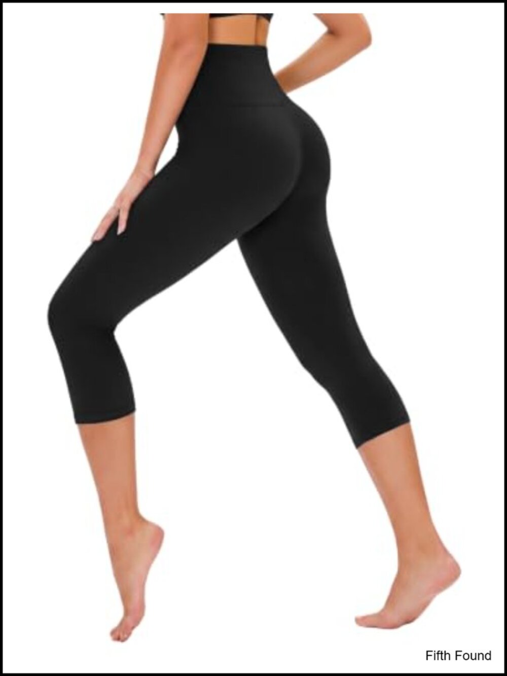 Capri Leggings High Waisted Tummy Control Soft Yoga Pants Gym Workout